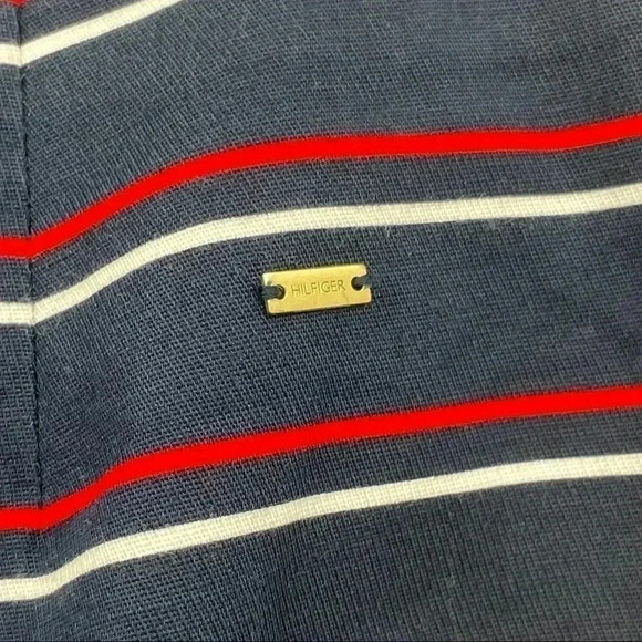 Tommy Hilfiger Women’s Striped Skirt 0 Lined Front Pockets Back Zipper Nautical - Picture 7 of 15